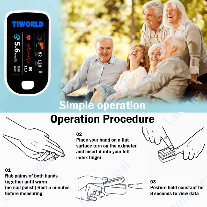 Tiworld™ Advanced Non-Invasive GlucoseMonitor-99.9% Accuracy + Exclusive Gift ✅TGA Approved